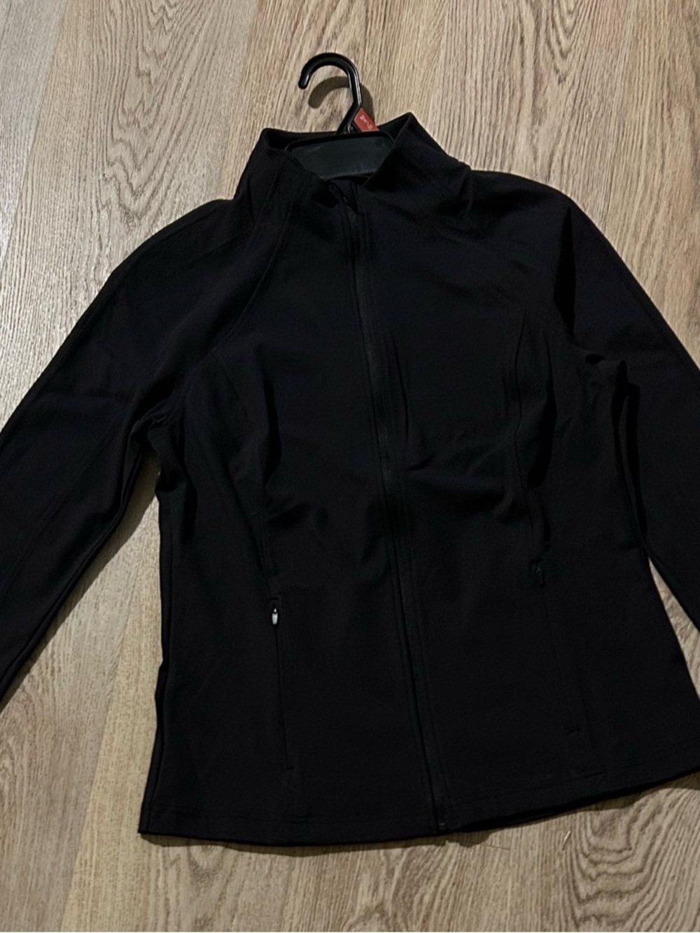 Avia Black Lightweight Zip-Up Utility Jacket